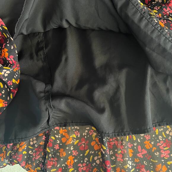 Patrons of Peace, womens Dresses, Size M, Floral Black Maxi Dress - Picture 9 of 11